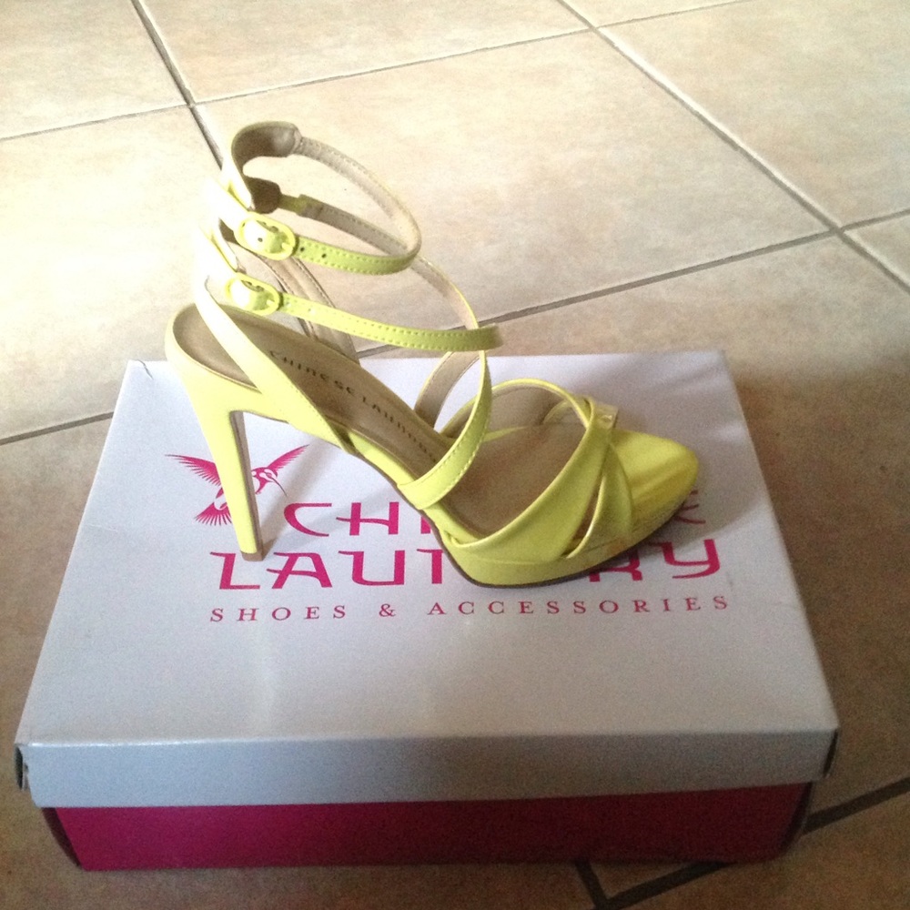 Chinese Laundre Lime Heels